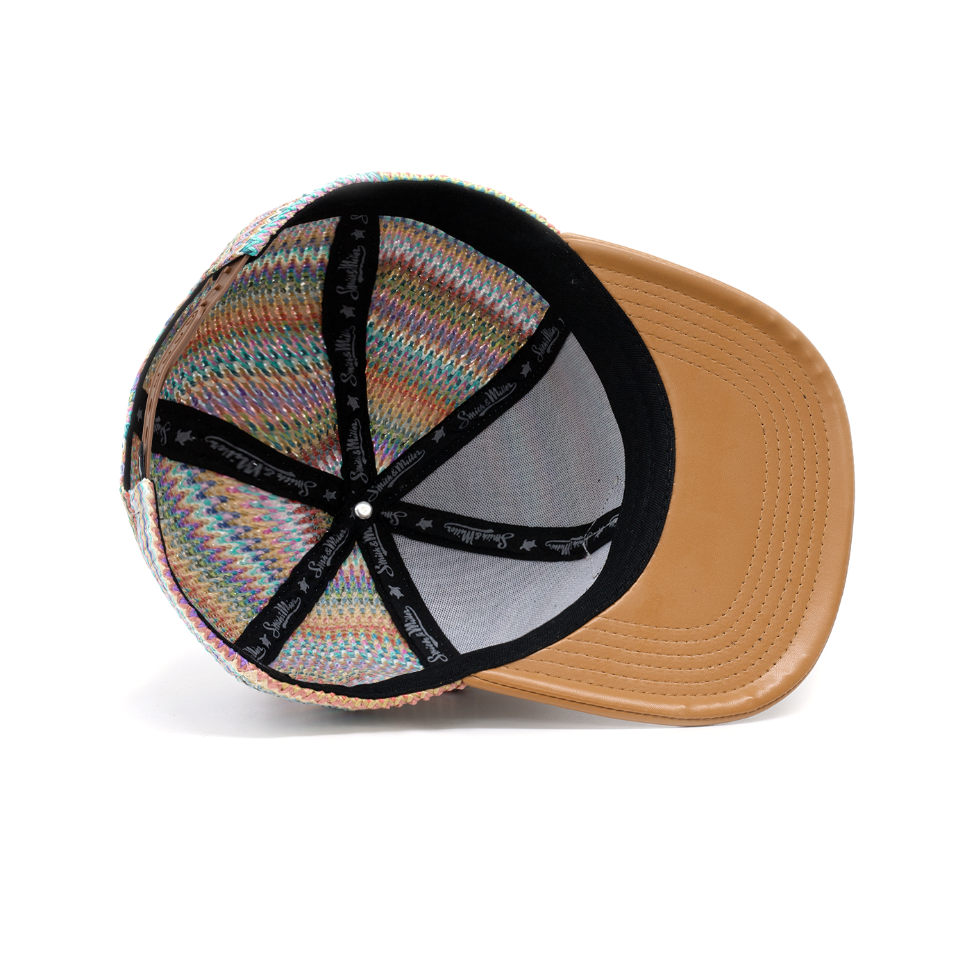 Smith & Miller Bast Snapback Cap, multicolor - brown
