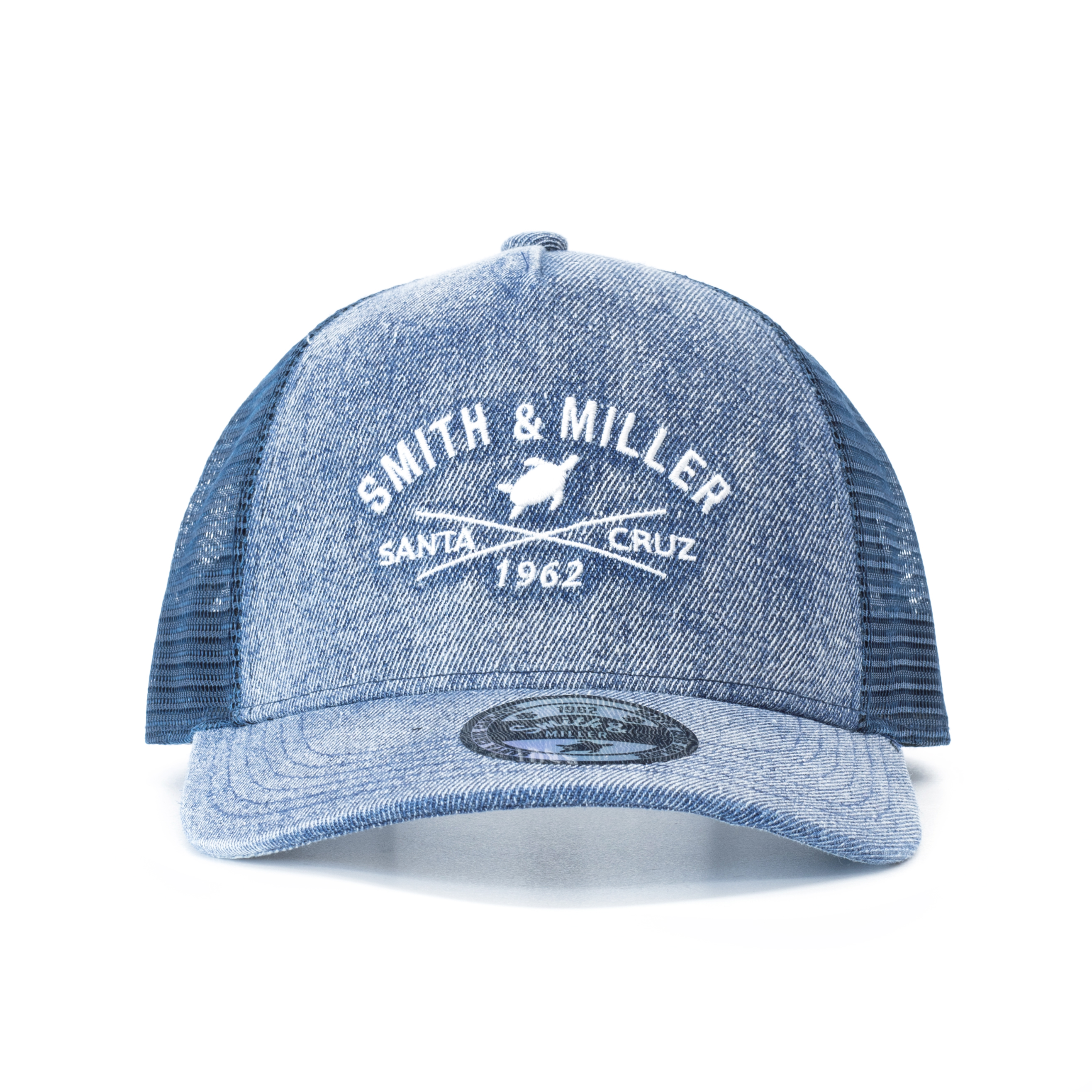 Smith & Miller Pasadena Trucker Cap, dark - denim