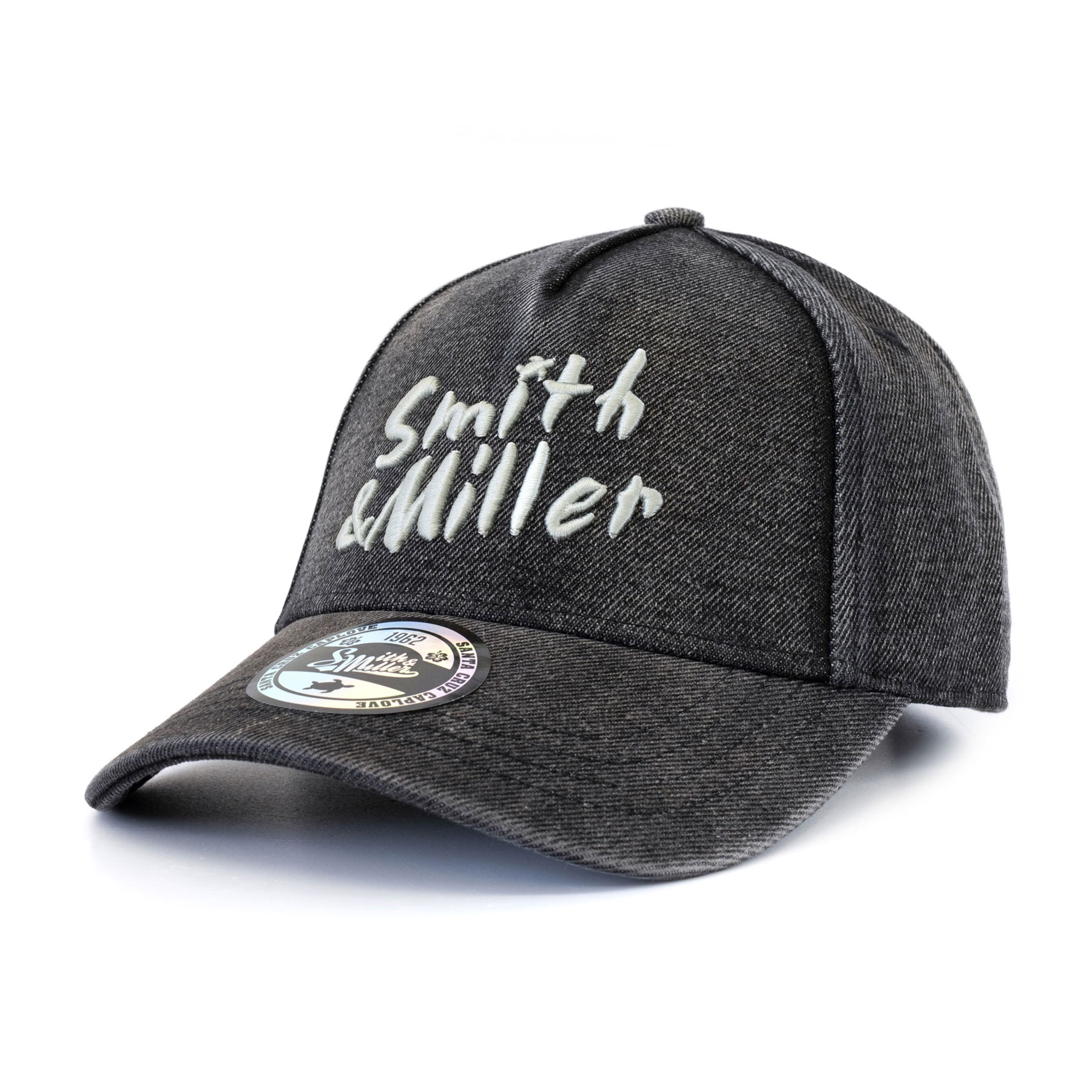 Smith & Miller Veto Unisex  Curved Cap, black