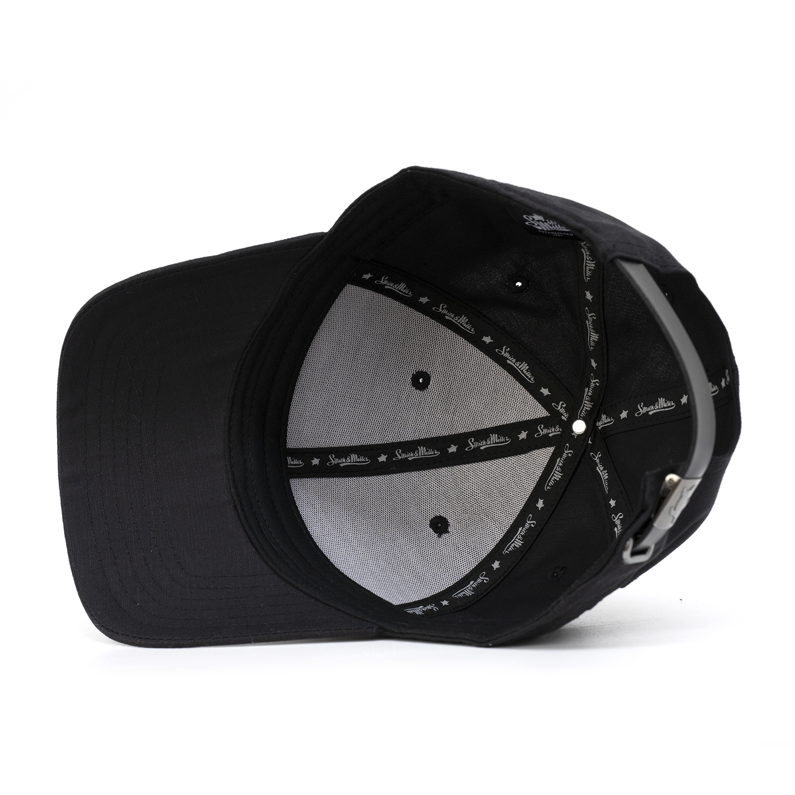Smith & Miller Elam Unisex Curved Cap, black