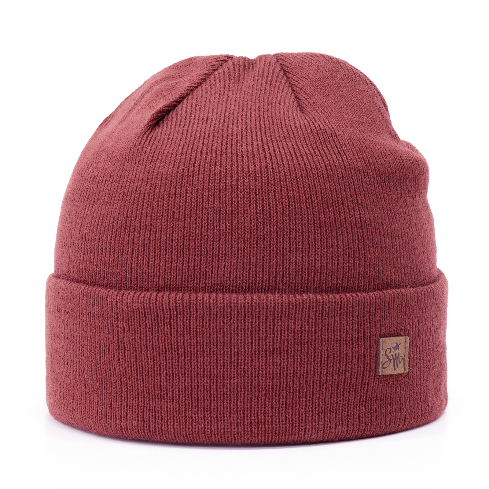 Smith & Miller "Basic" Cuff  Beanie, retro red