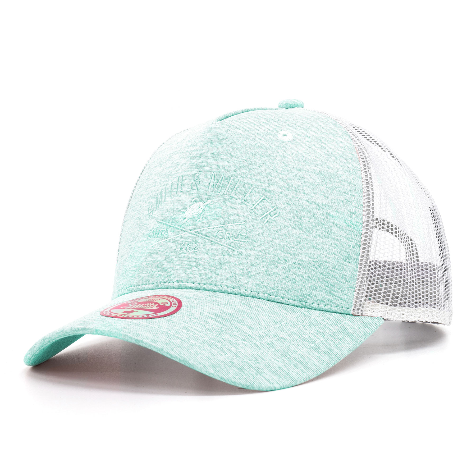 Smith & Miller Pico Rivera Women Trucker Cap, heather mint - white Smith & Miller Pico Rivera Women Trucker Cap, heather mint - white