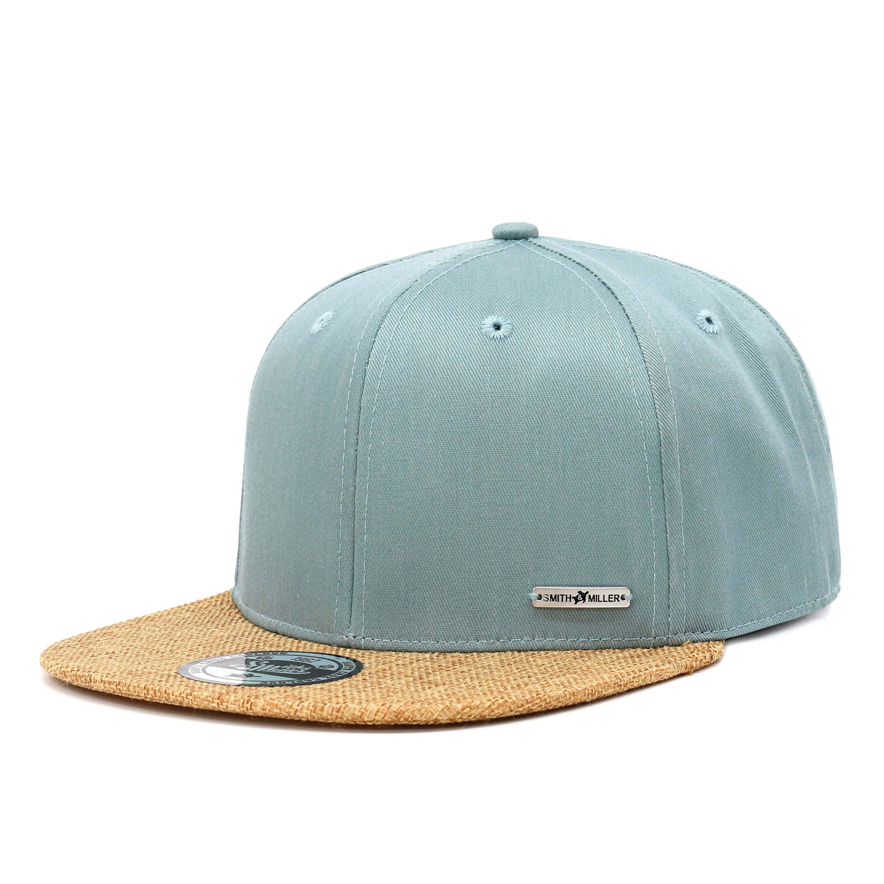 Smith & Miller Ollado Unisex Snapback Cap, sea green Smith & Miller Ollado Unisex Snapback Cap, sea green