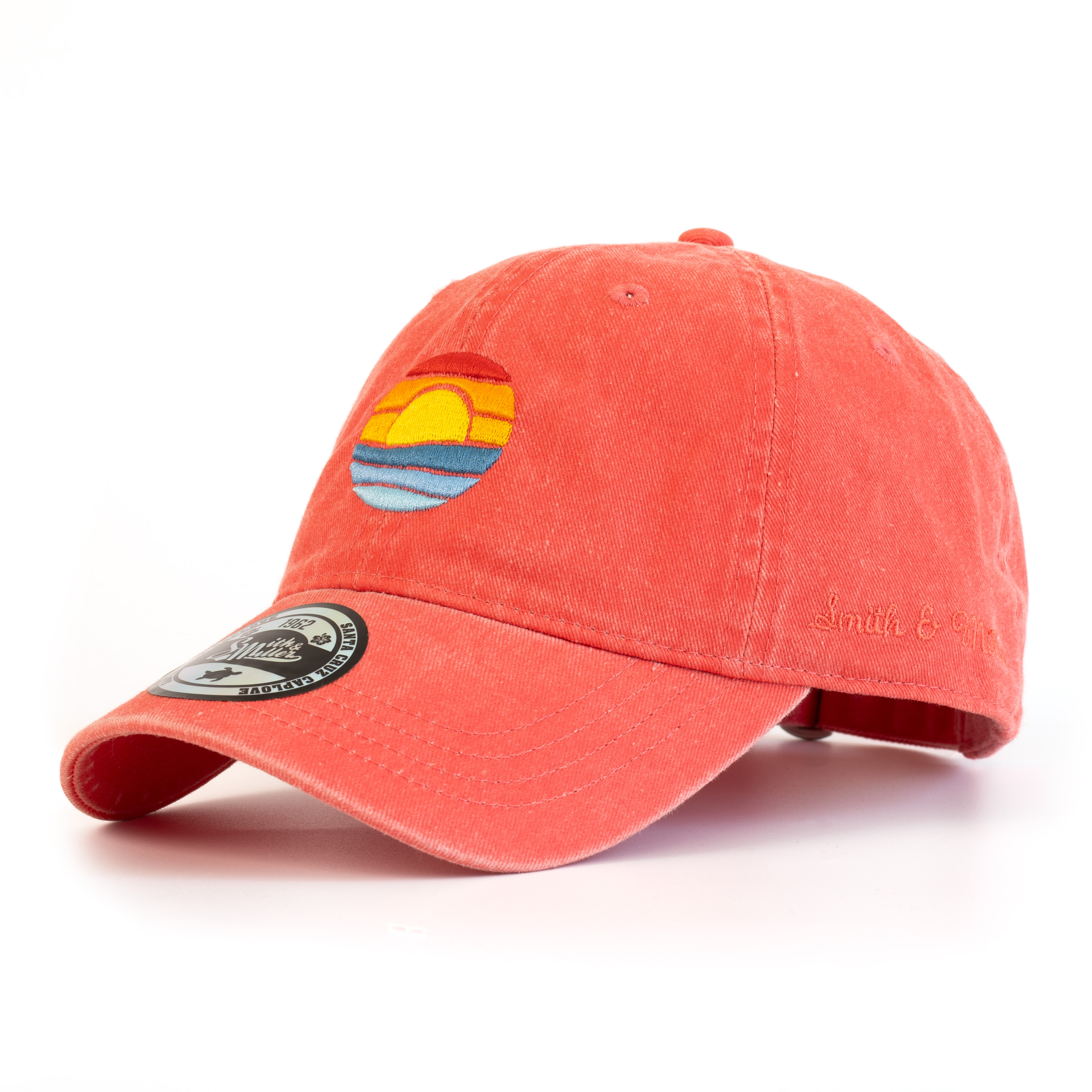Smith & Miller Sunset Unisex  Unstructured Cap, coral