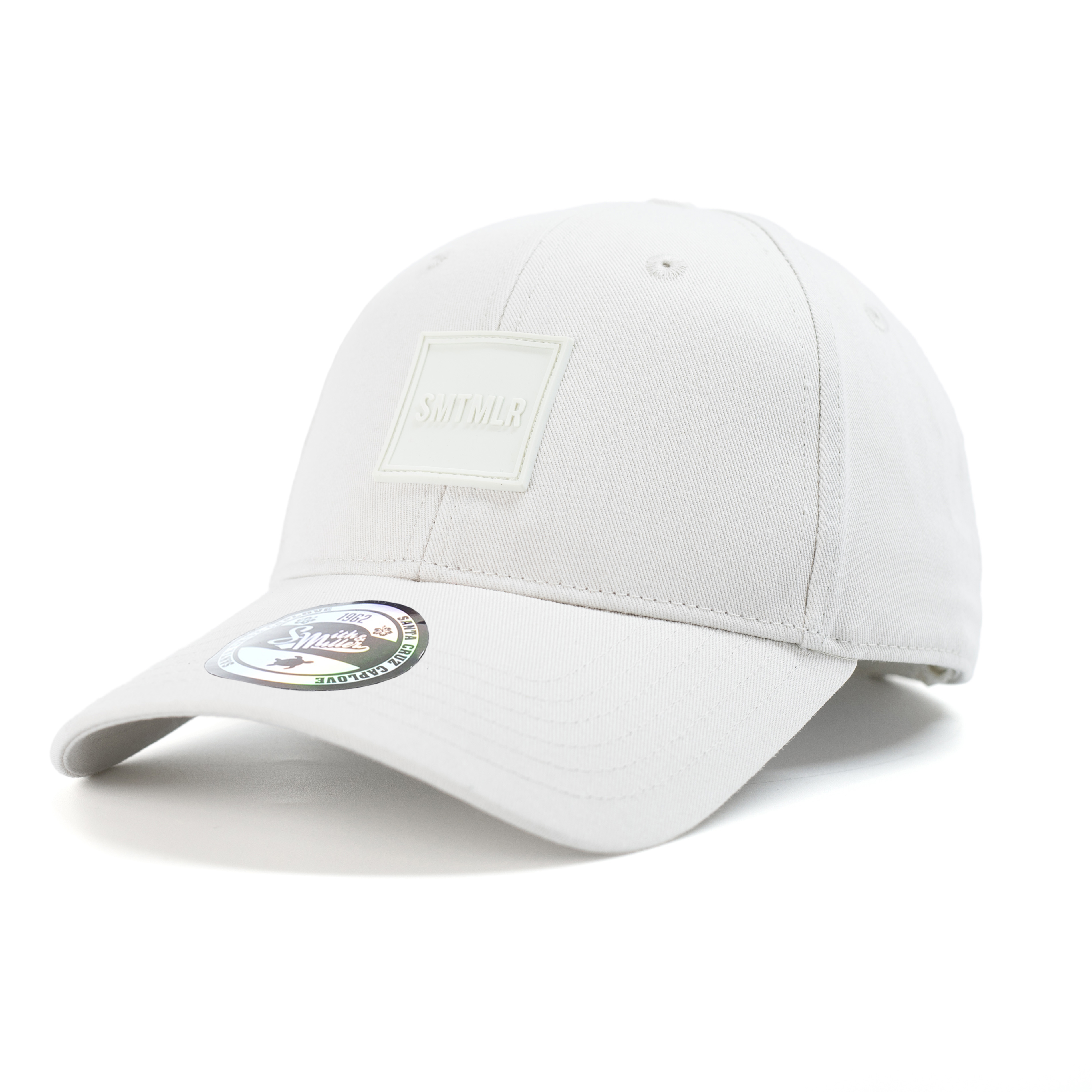 Smith & Miller Dakota Unisex Curved Cap, cloud white