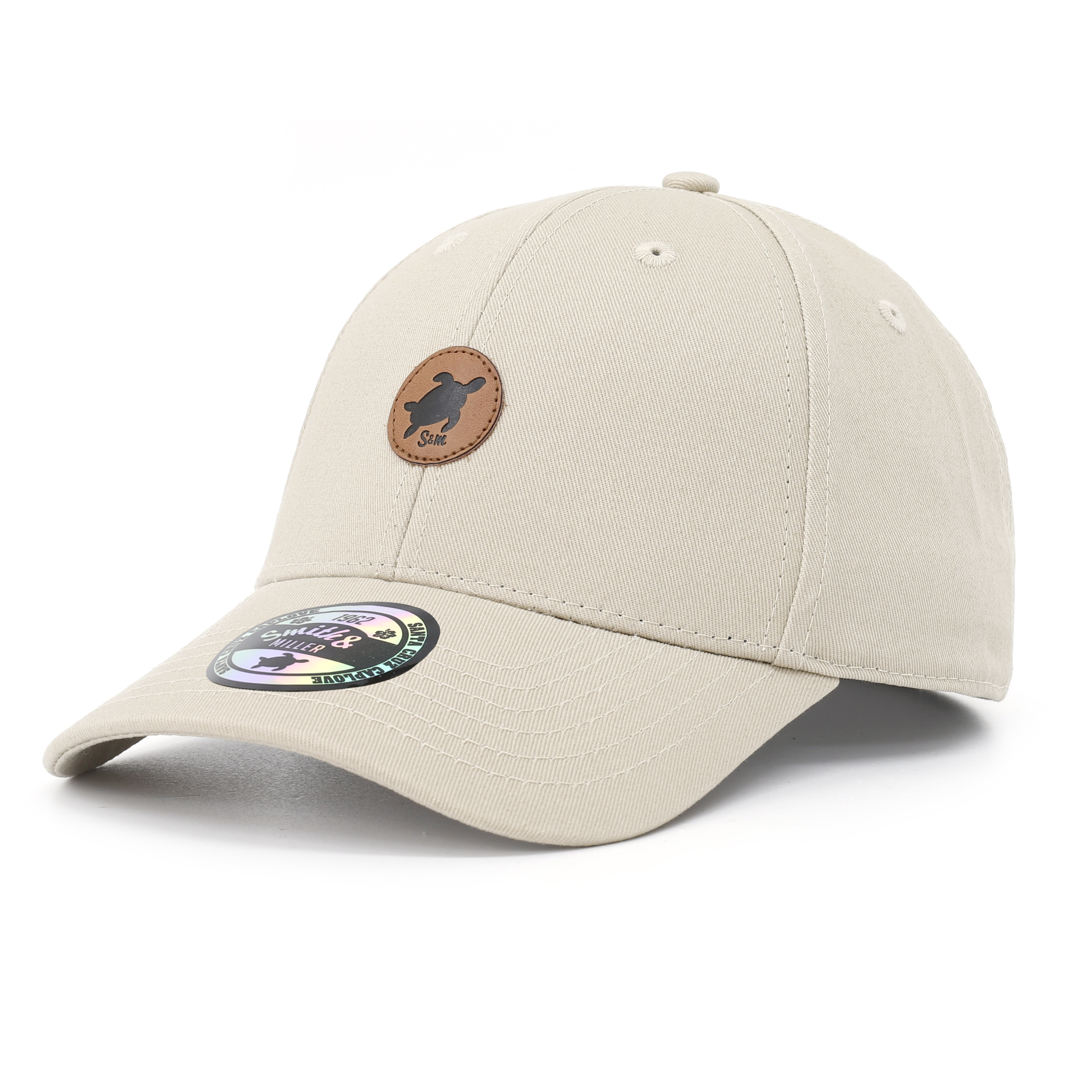 Smith & Miller Bend Unisex Curved Cap, stone