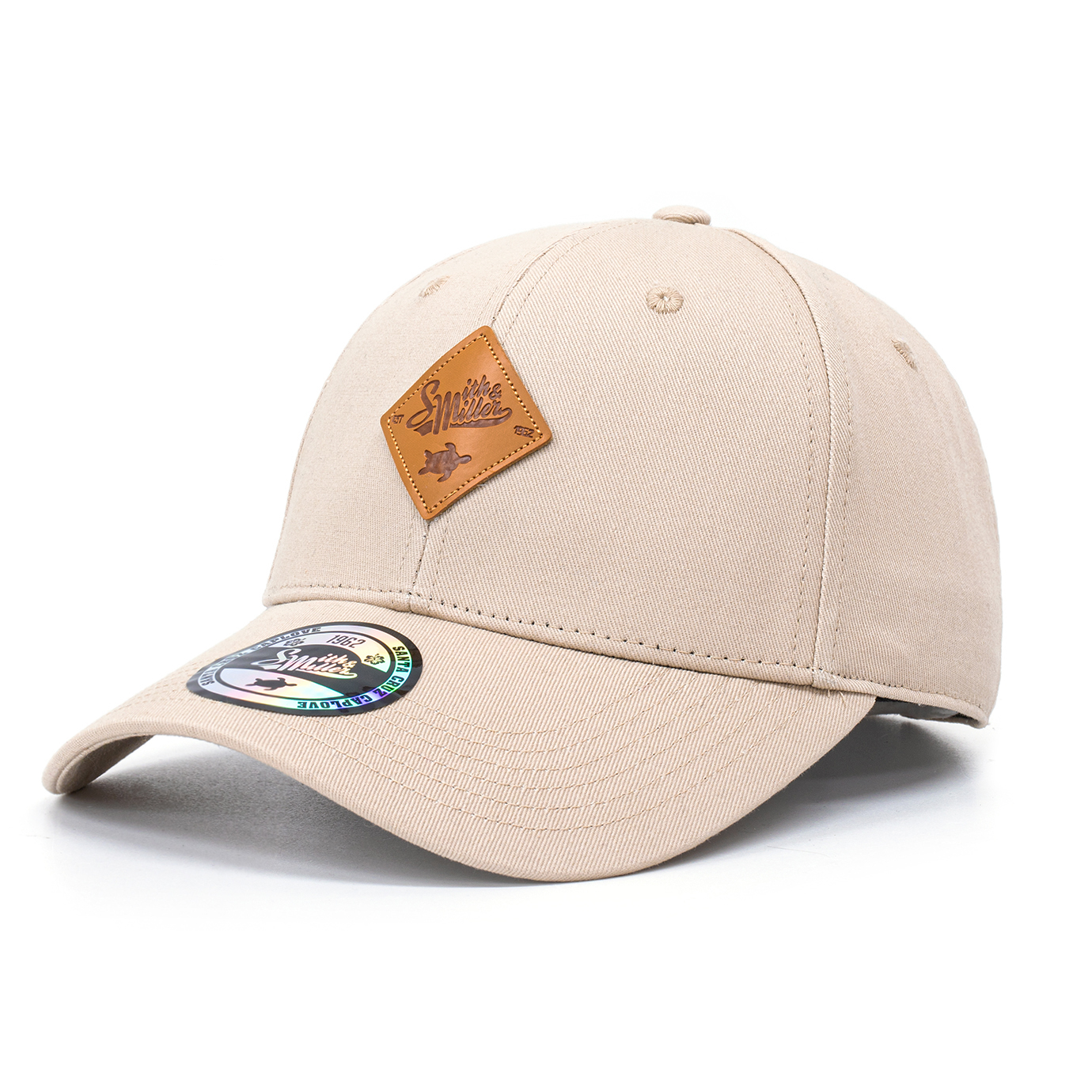 Smith & Miller Beverly Unisex Curved Cap, stone 