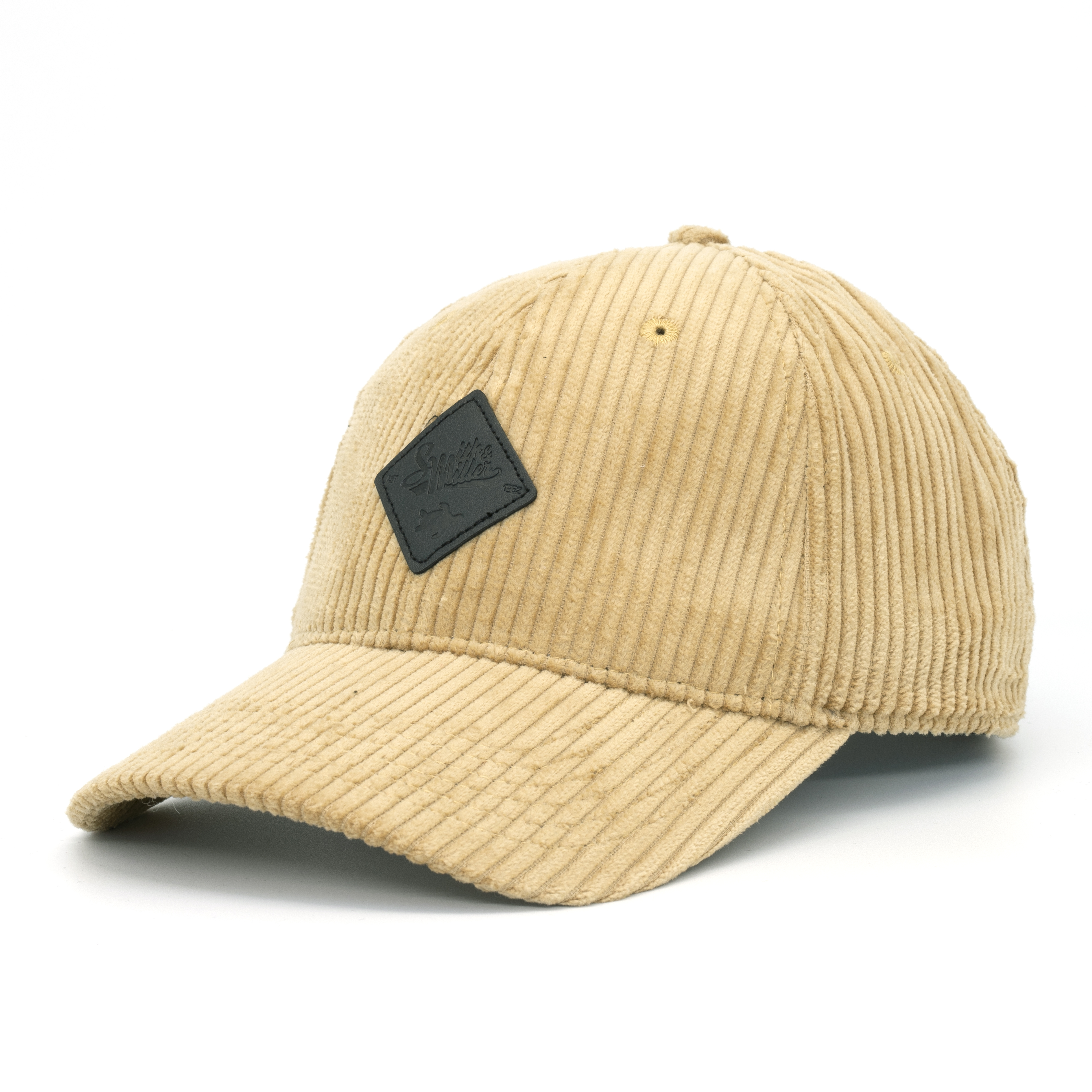 Smith & Miller Basil Unisex  Curved Cord Cap, camel