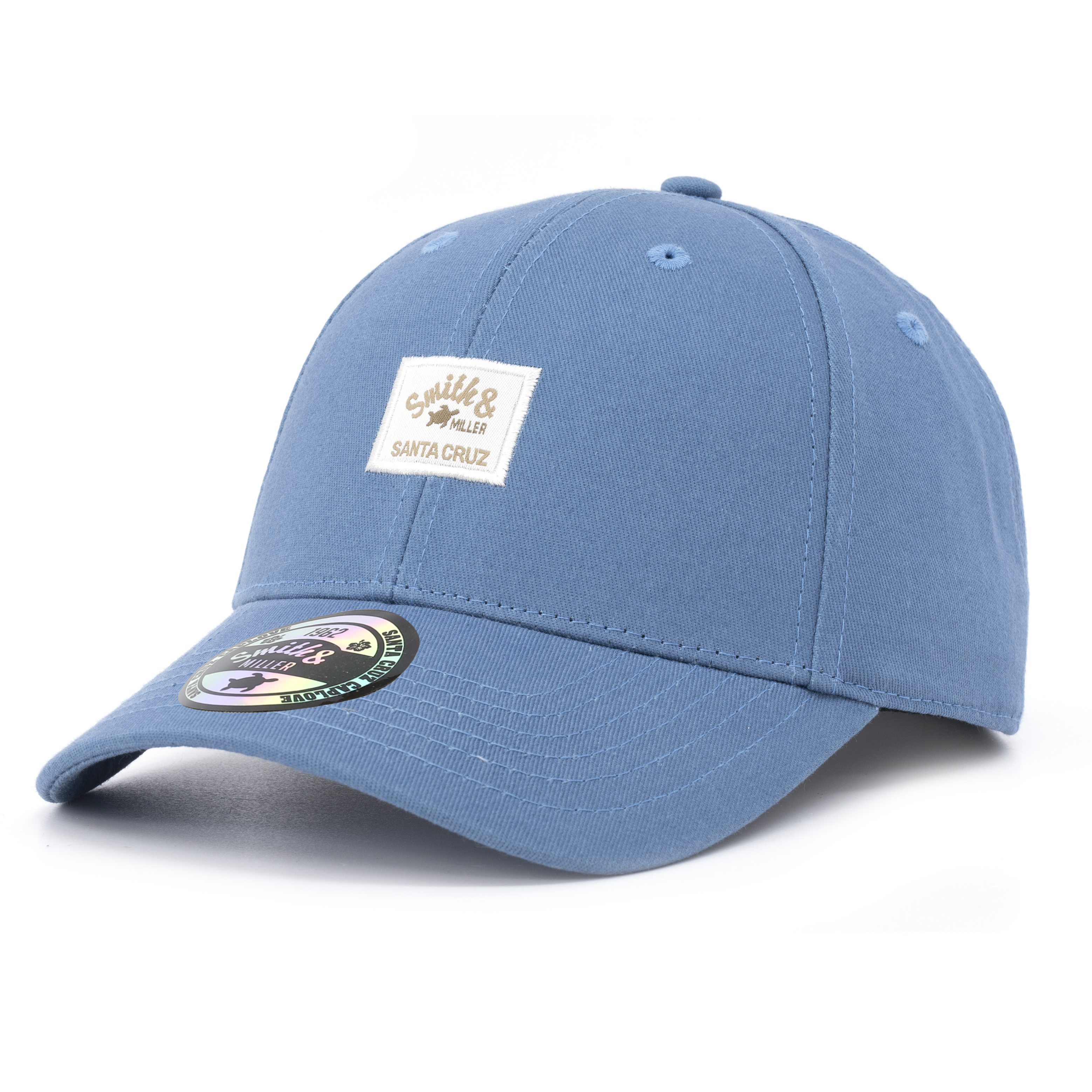 Smith & Miller Reno Unisex Curved Cap, dusty blue Smith & Miller Reno Unisex Curved Cap, dusty blue