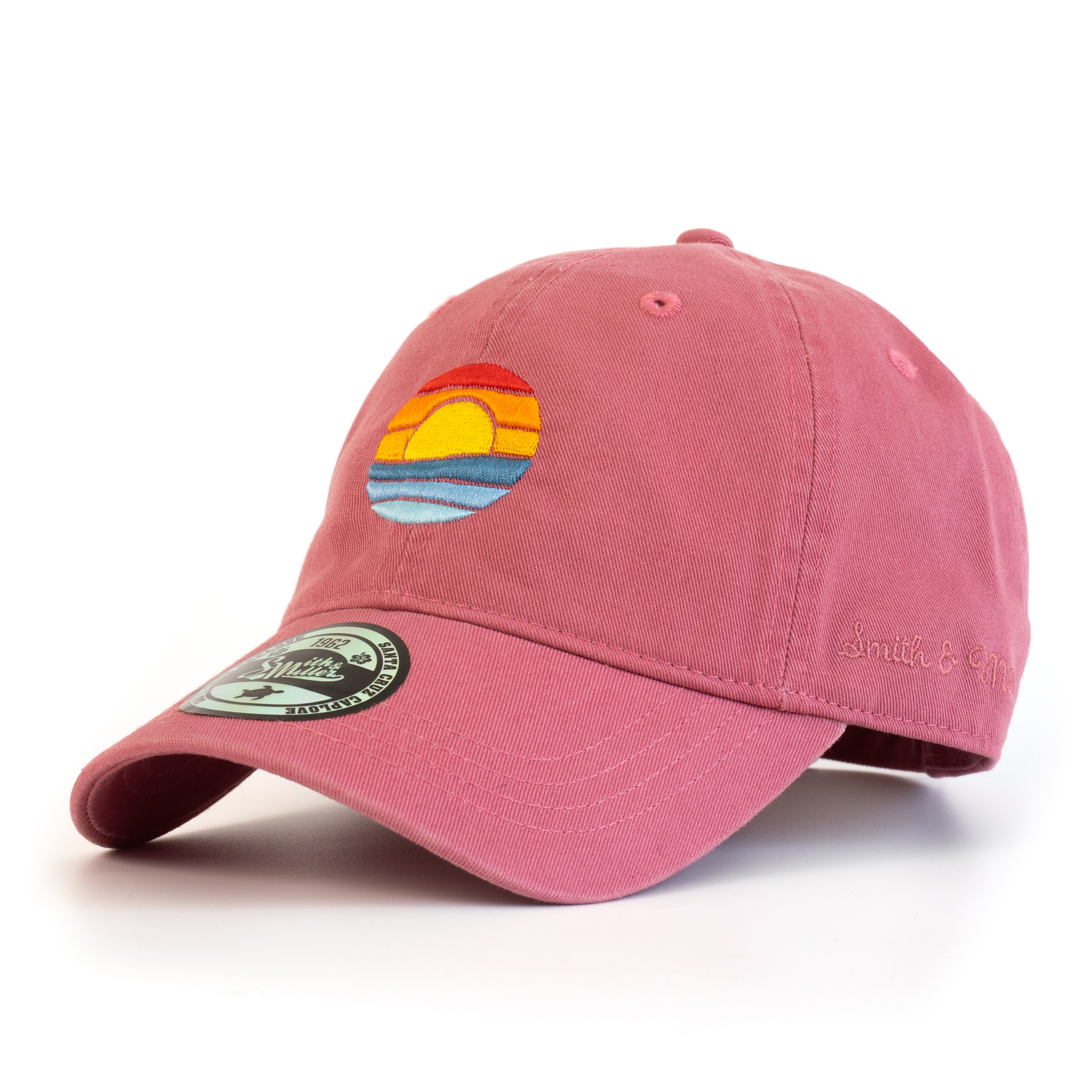 Smith & Miller Sunset Unisex  Unstructured Cap, antique rose