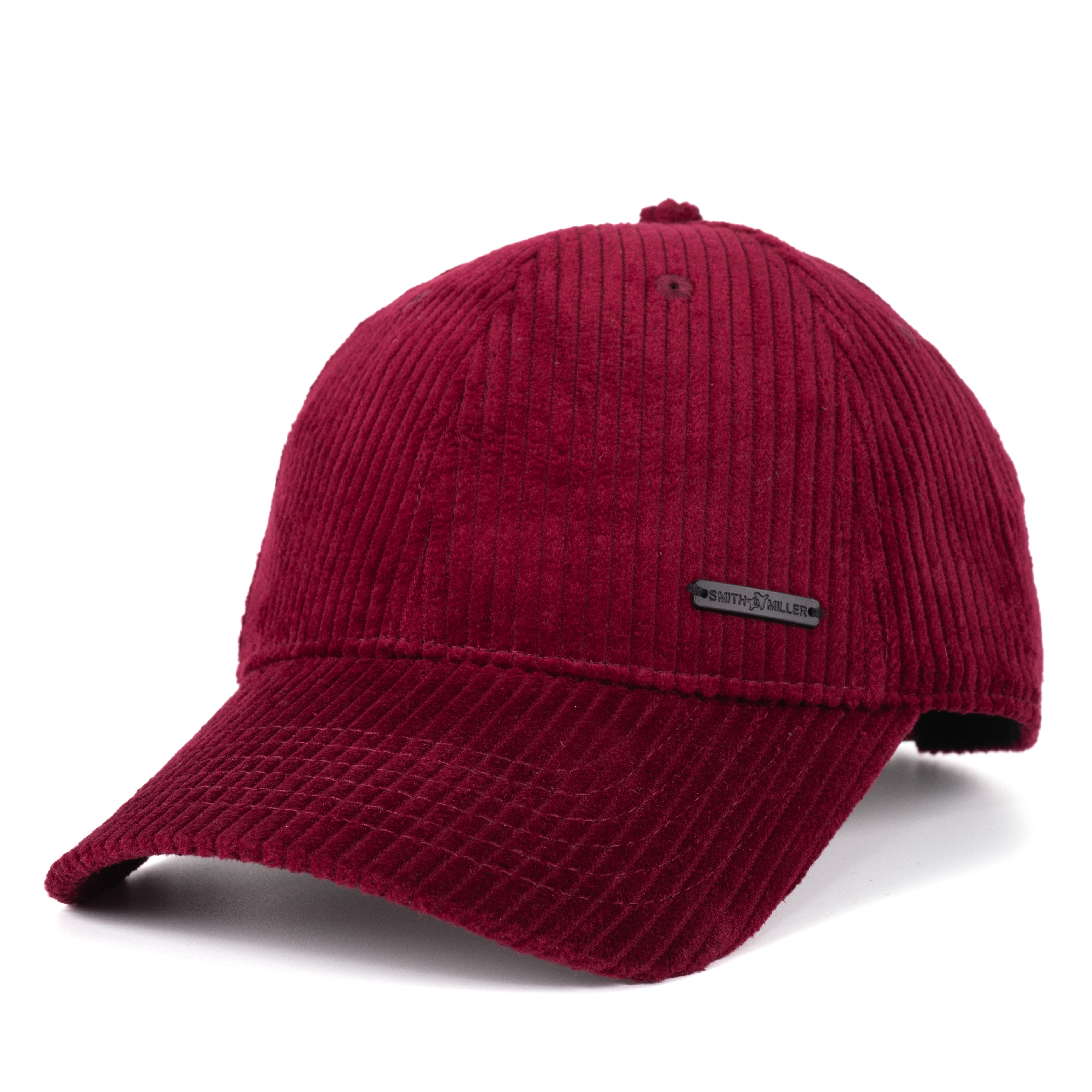 Smith & Miller Brandon Cord Cap, maroon  