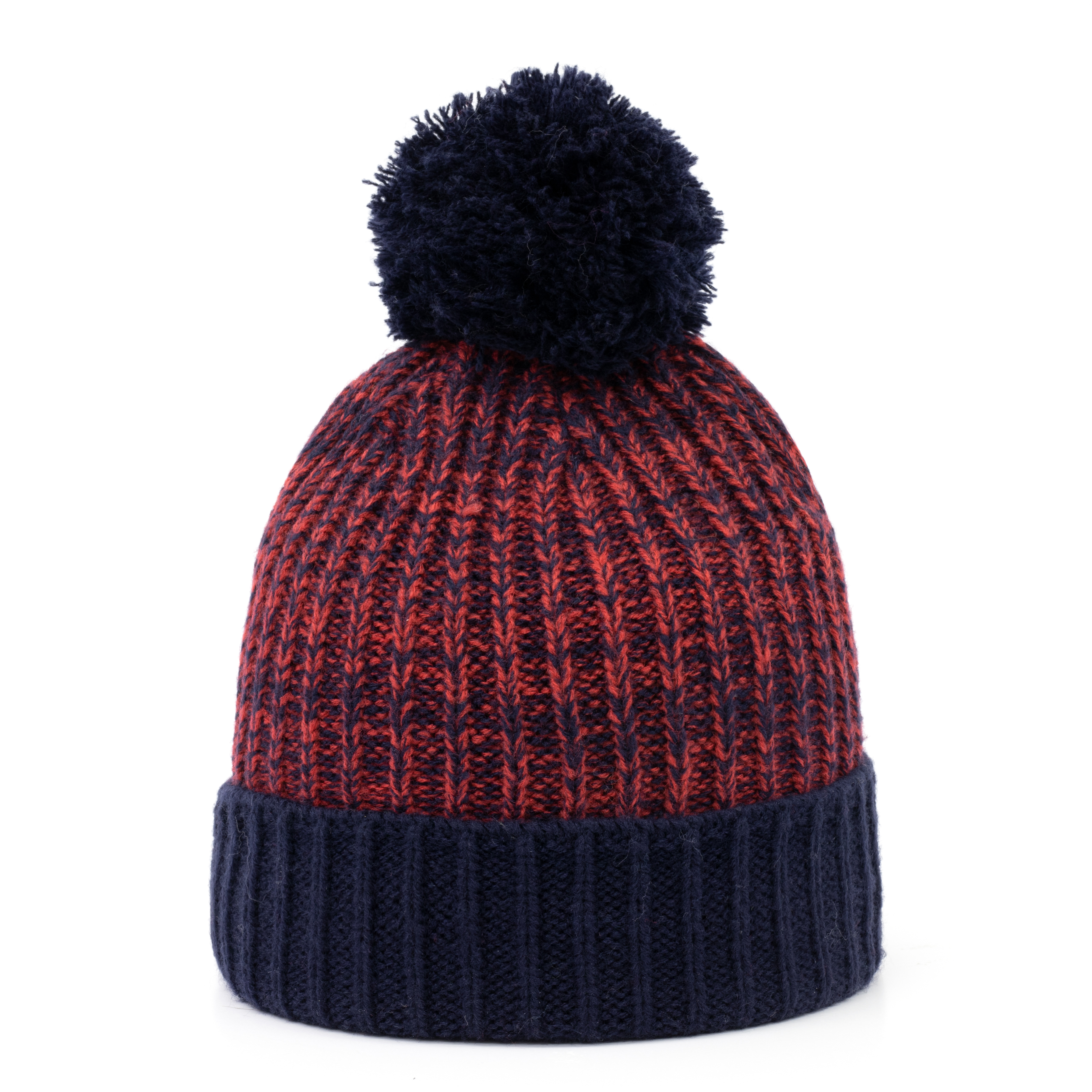 Smith & Miller Iver Beanie, navy/red