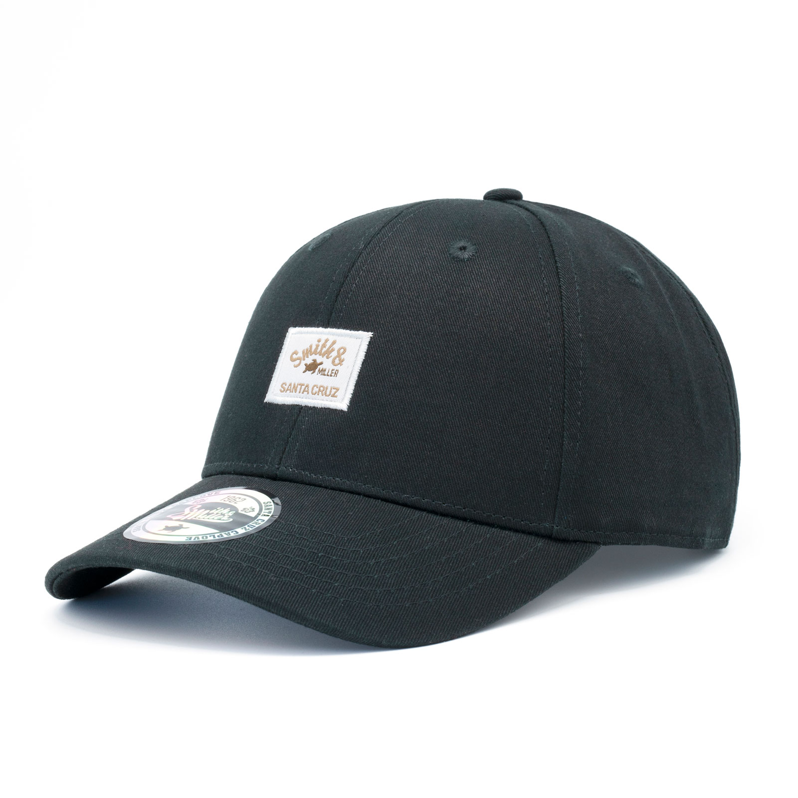 Smith & Miller Reno Unisex Curved Cap, black