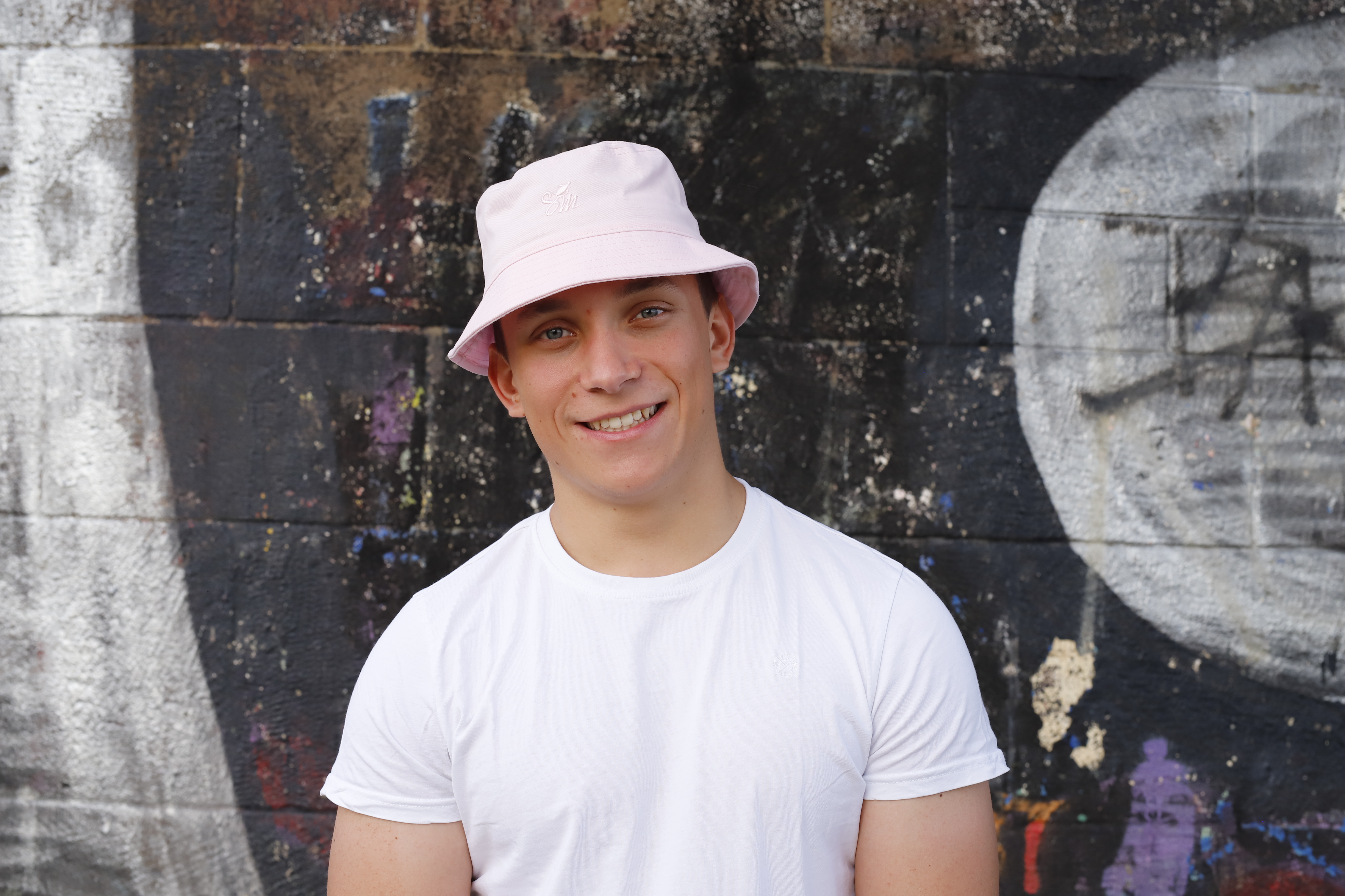 Smith & Miller Villariva Bucket Hat, lt. pink
