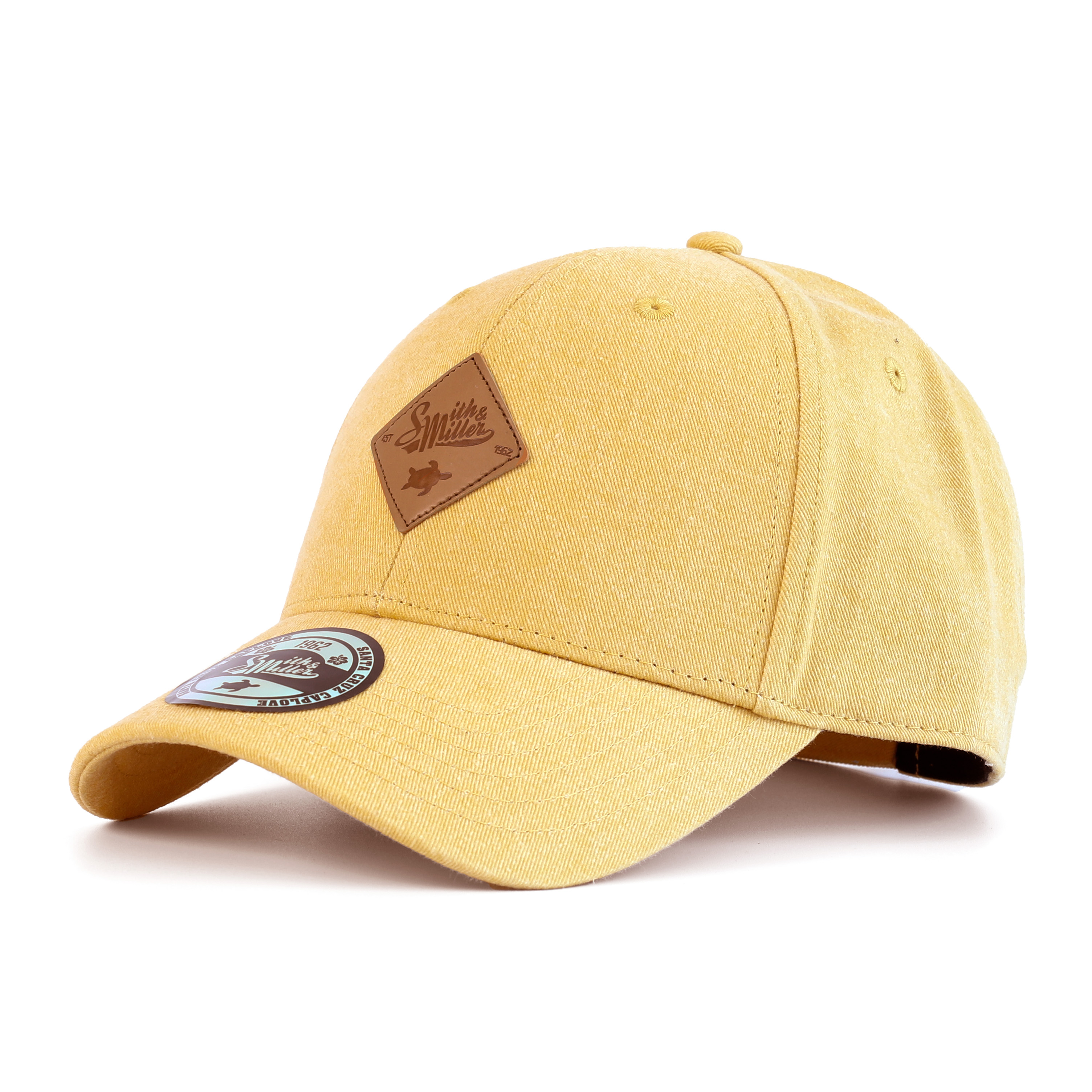 Smith & Miller Beverly Unisex Curved Cap, mustard