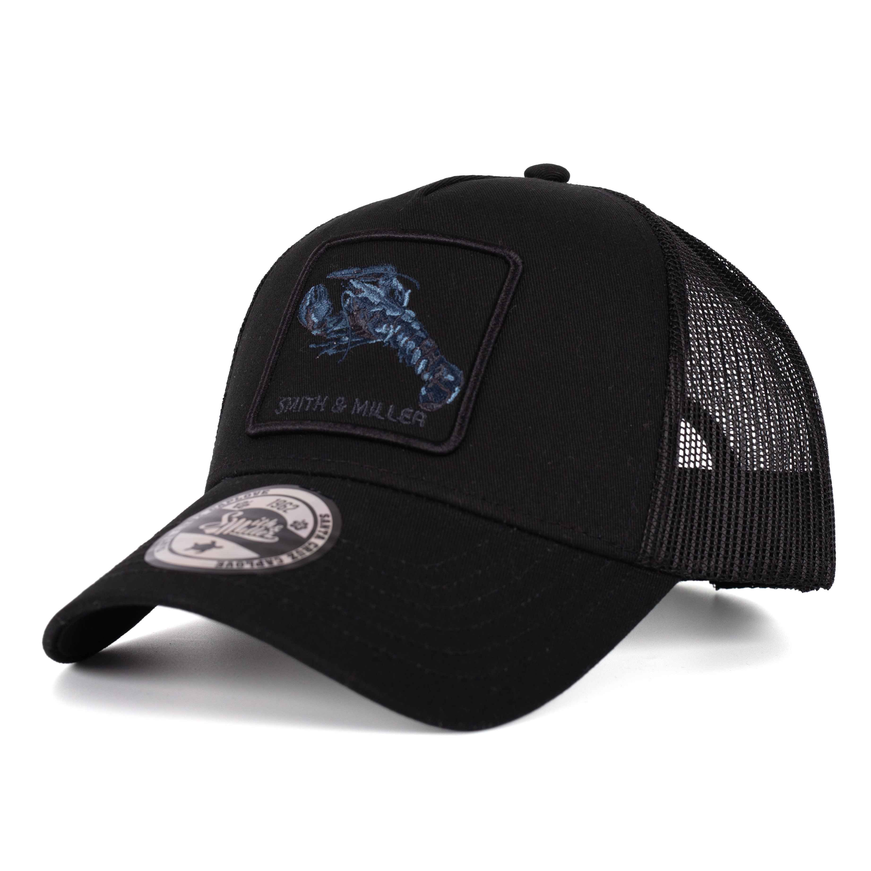 Smith & Miller "Miramar Omaro" Trucker Unisex Cap, black