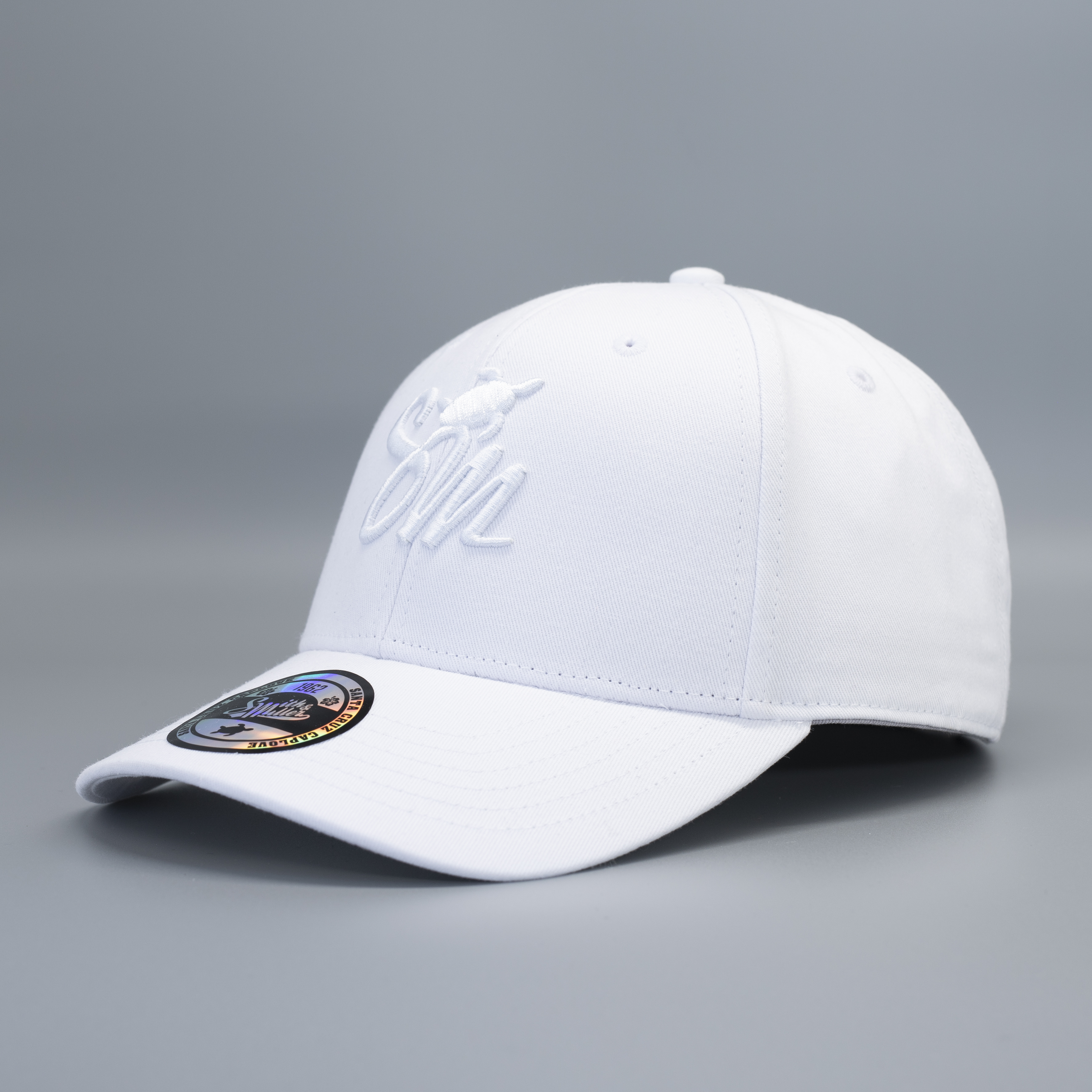 Smith & Miller Bixby Unisex  Curved Cap, white