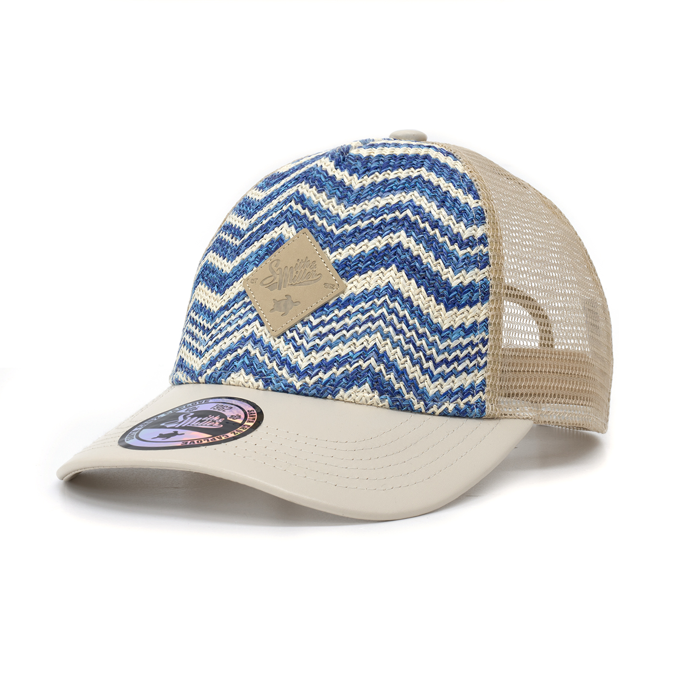 Smith & Miller Irvine Unisex Trucker Cap, blue - stone Smith & Miller Irvine Unisex Trucker Cap, blue - stone