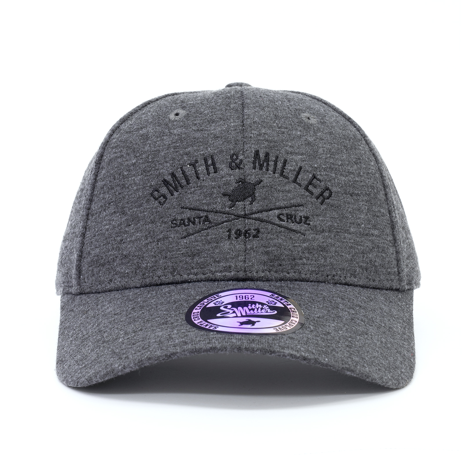 Smith & Miller Pico Arcata Unisex Curved Cap, heather black